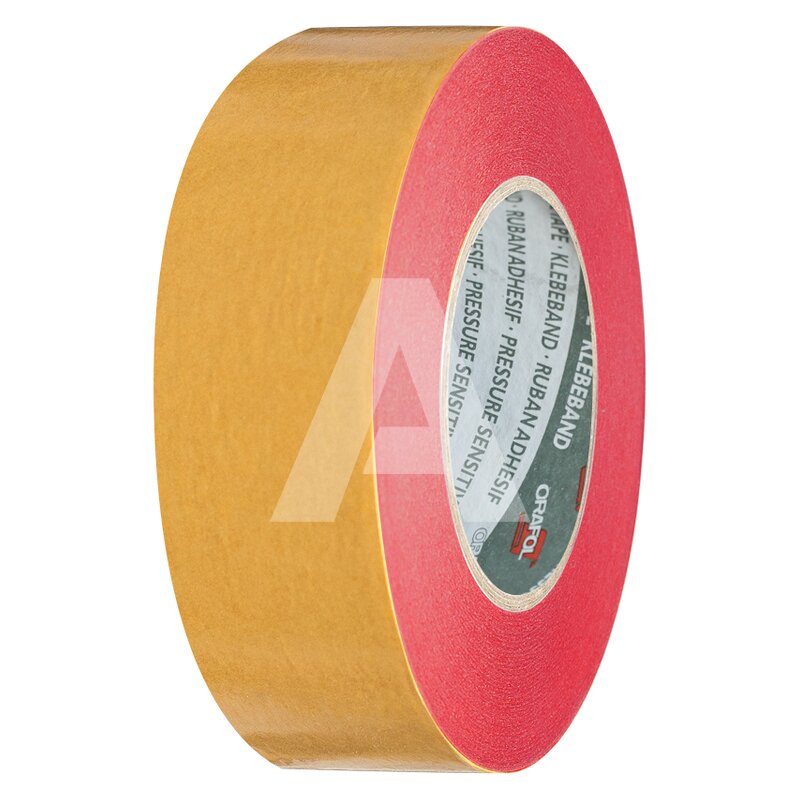 Taśma dwustronnie klejąca czerwona "vision tape", ORABOND 1301 38/50