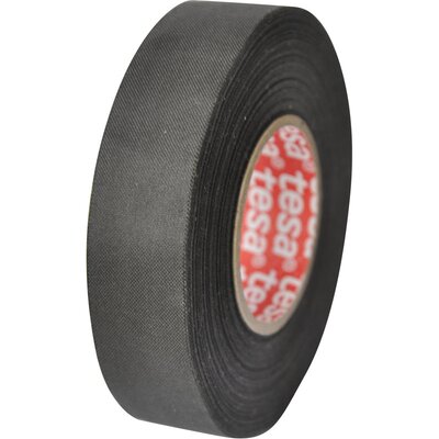 Taśma parciana do wiązek kablowych, czarna, TESA 51025 19/25