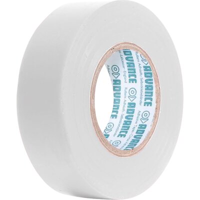 Taśma elektroizolacyjna PVC, biała, AT4 15/10