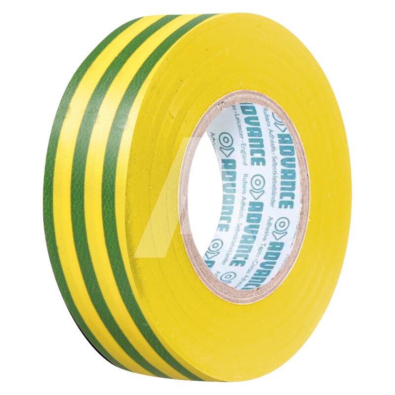 Taśma elektroizolacyjna PVC samogasnąca, żółto-zielona, AT7 19/20