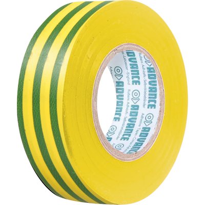 Taśma elektroizolacyjna PVC samogasnąca, żółto-zielona, AT7 19/20