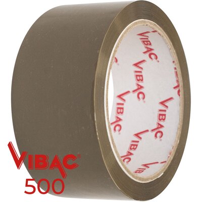 Taśma opakowaniowa na kleju kauczukowym-solvent, brązowa, VIBAC 50/66