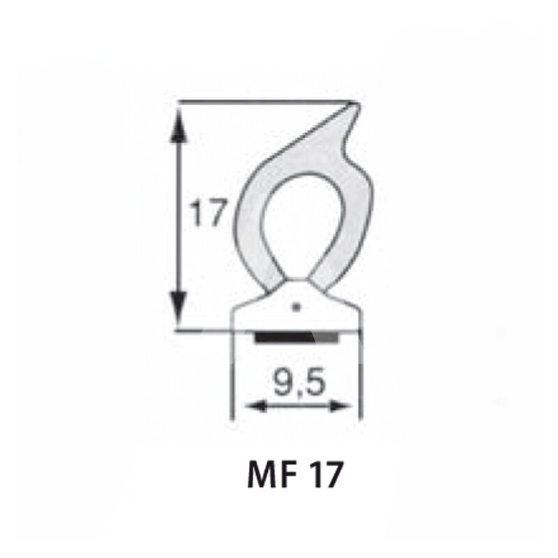 Uszczelka samoprzylepna, MF17P/100