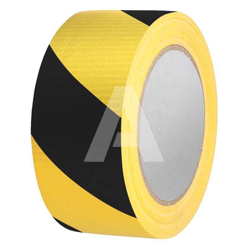 Taśma ostrzegawcza "DUCT TAPE", żółto-czarna, VPO 50/25