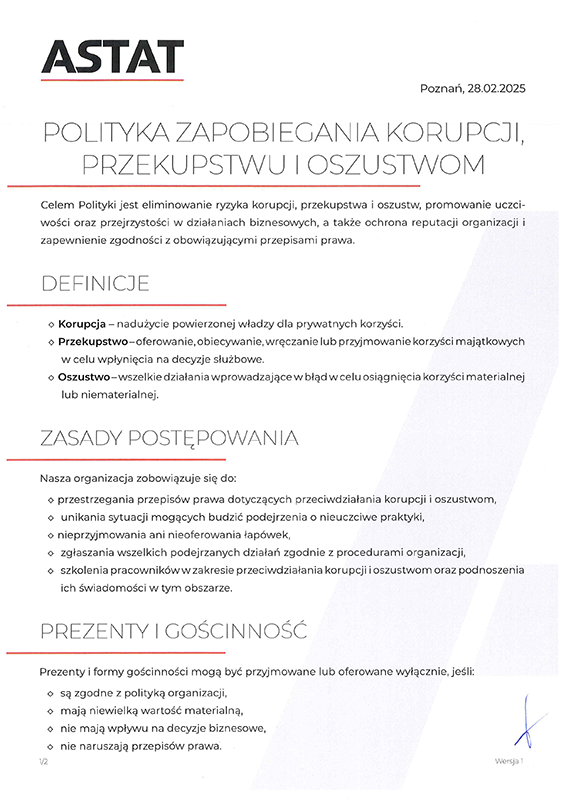 Certyfikaty i polityki