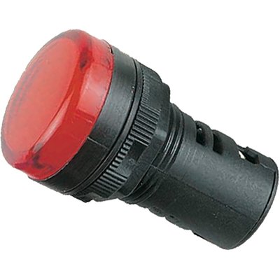 Lampka diodowa 6 V AC / DC, czerwony, PLML1L6