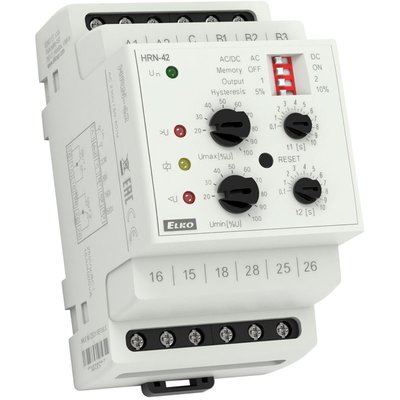 Przekaźnik kontroli napięcia, HRN-42/230 V